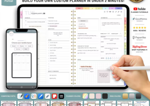Digital Planner, Goodnotes Planner, iPad Planner, Notability Planner, Dated Digital Planne