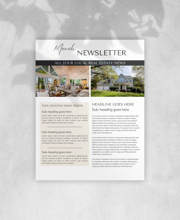 Realtor Newsletter Templates