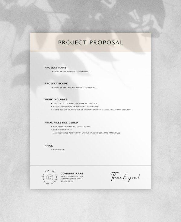 Project Proposal Template